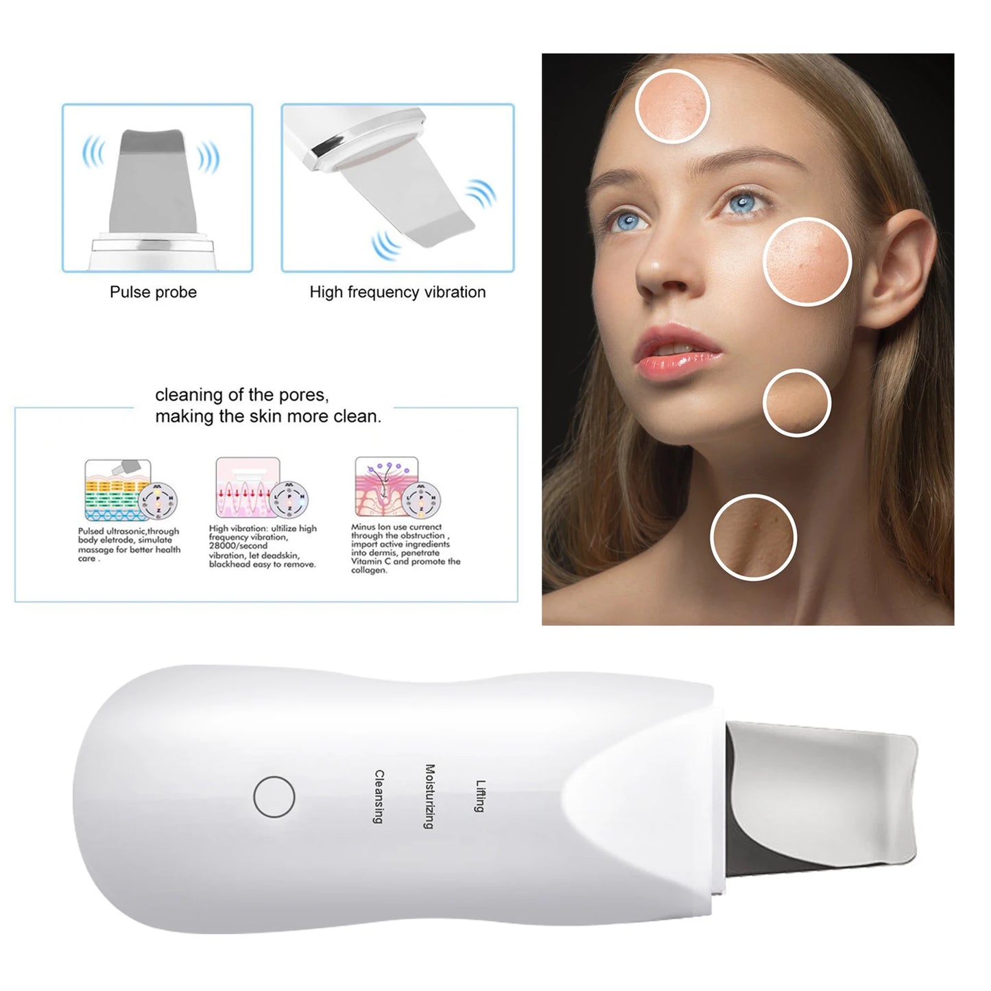 Ultrasonic Skin Scrubber